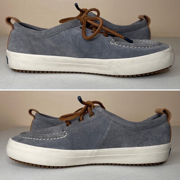 Sperry Top-Sider Women's Crest Gray Suede Sneaker Size 7 - Picture 3 of 16